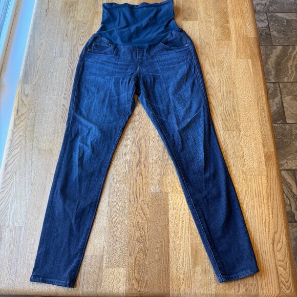 Adriano Goldschmied Maternity Jeans Dark Wash Size 31 - Picture 2 of 12